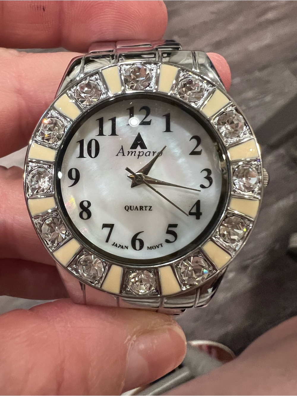 Women's Amparo Women's Quartz Watch with Rhinestone Bezel